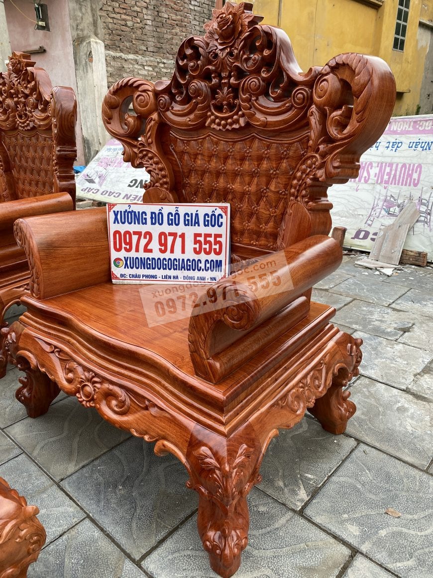 Tay ghế cong nguyên khối sát cột không chấp ghép