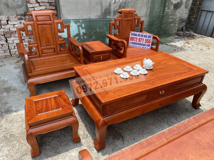 Bộ đôi ghế đơn và đôn kẹp ghế