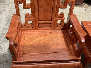 Ghế đơn bộ sơn thủy gỗ hương