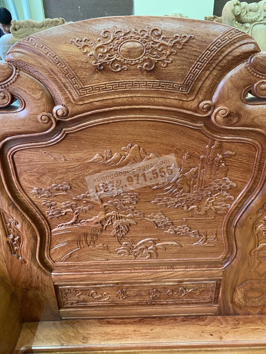 Vách ghế đục trạm tinh xảo