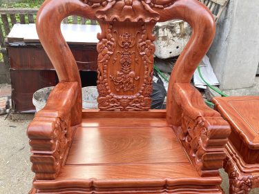 Ghế đơn bộ quốc voi tay cột 12