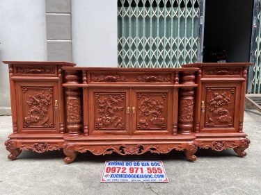 Kệ tivi cột nho con sóc