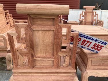 Mặt sau ghế đơn chưa sơn PU