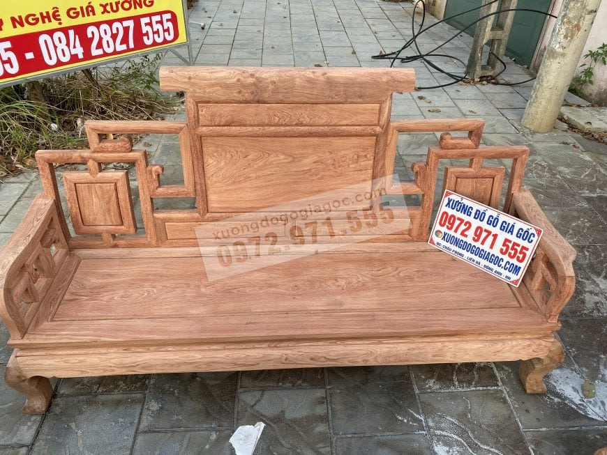 Ghế dài chưa Sơn PU