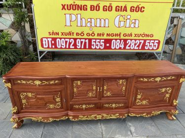 kệ tivi gỗ hương