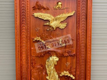 Tranh gỗ anh hùng tương ngộ