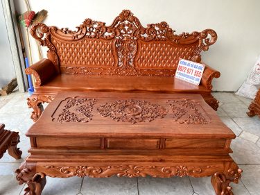 bàn ghế hoàng gia V4 chân 14