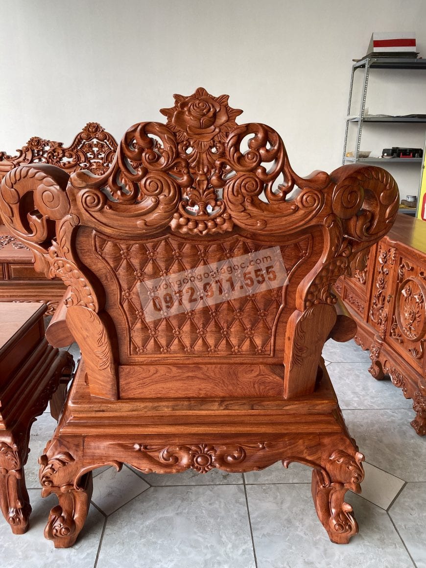 bàn ghế hoàng gia V4 chân 14