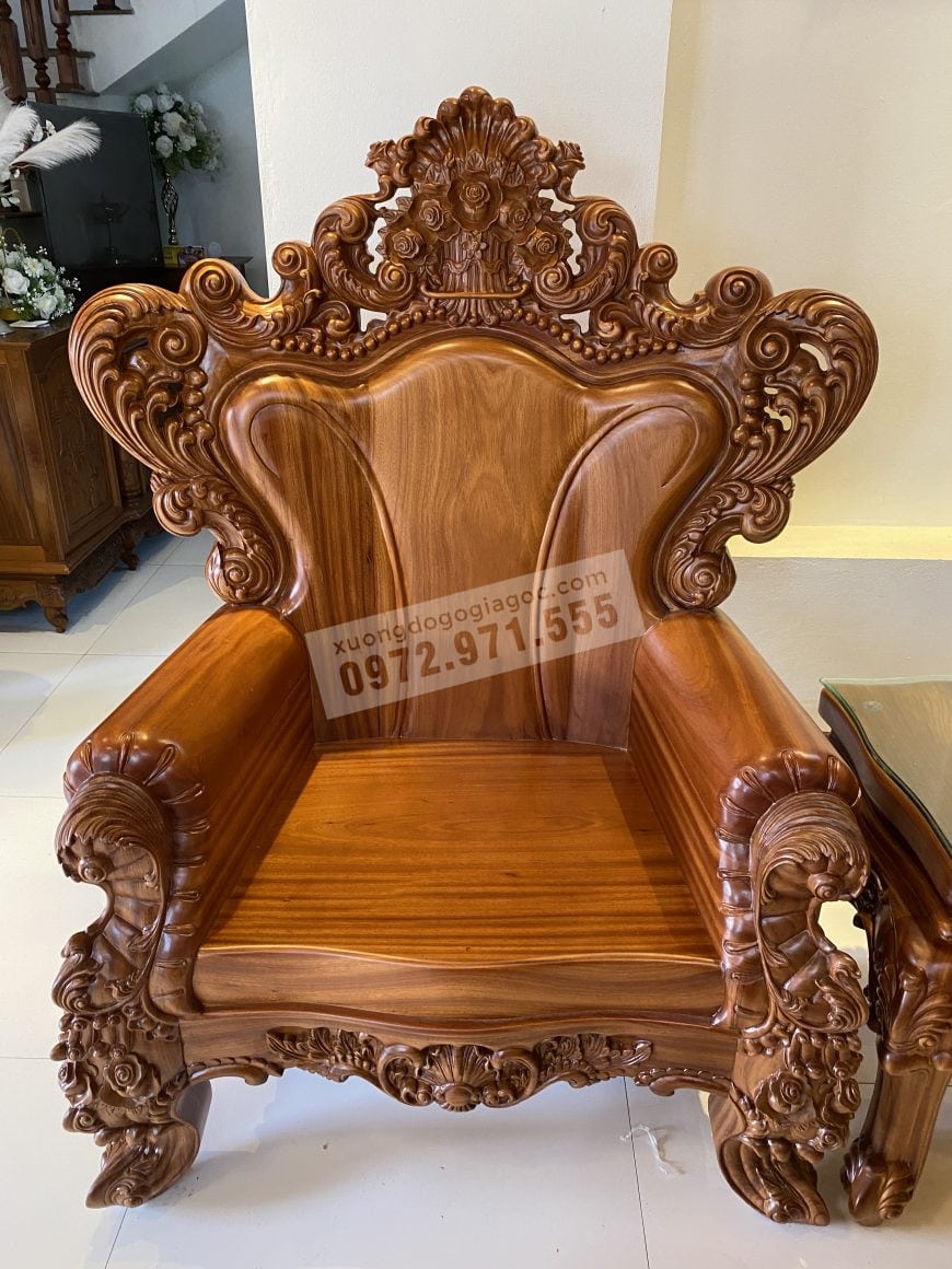 bàn ghế hoàng gia v10