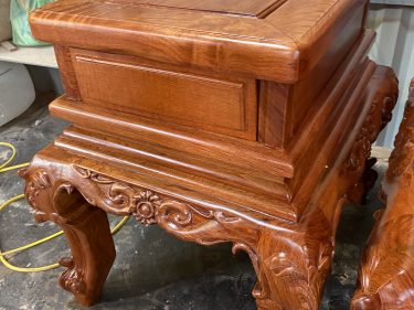 bàn ghế hoàng gia louis k5v2 gỗ hương