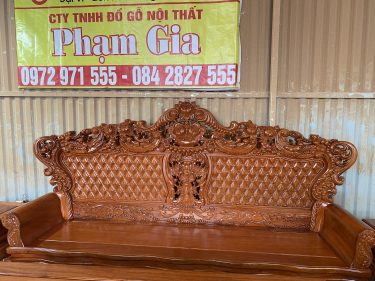 bàn ghế hoàng gia louis k5v2 gỗ hương