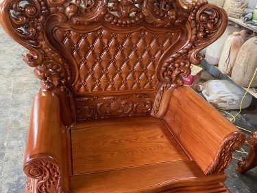 bàn ghế hoàng gia louis k5v2 gỗ hương