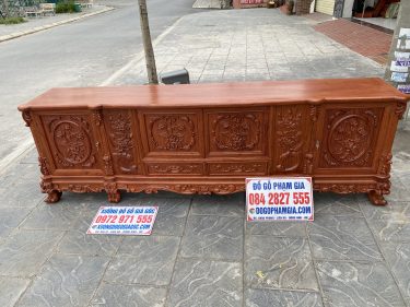 kệ tivi hoa hồng