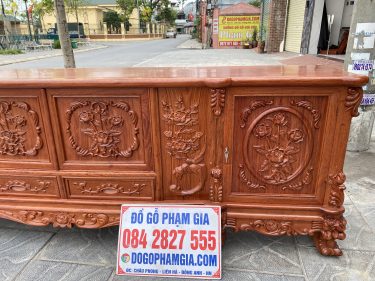 Kệ tivi hoa hồng