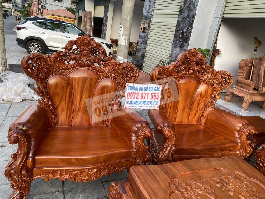 bàn ghế hoàng gia V10