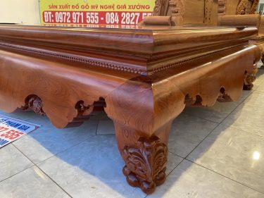 Sập ngồi chân 24 gỗ hương đá