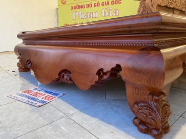 Sập ngồi chân 24 gỗ hương đá