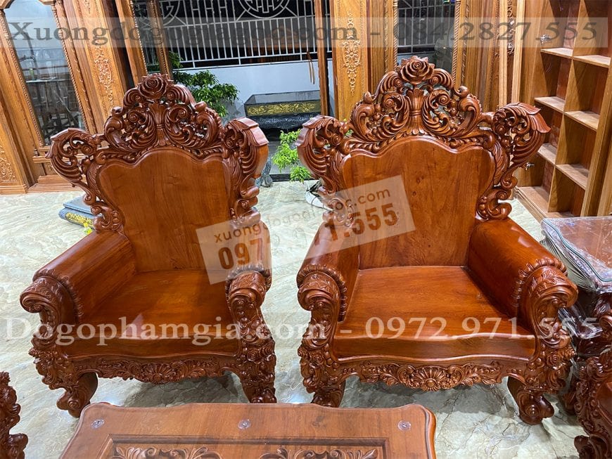 bàn ghế hoàng gia nguyên khối