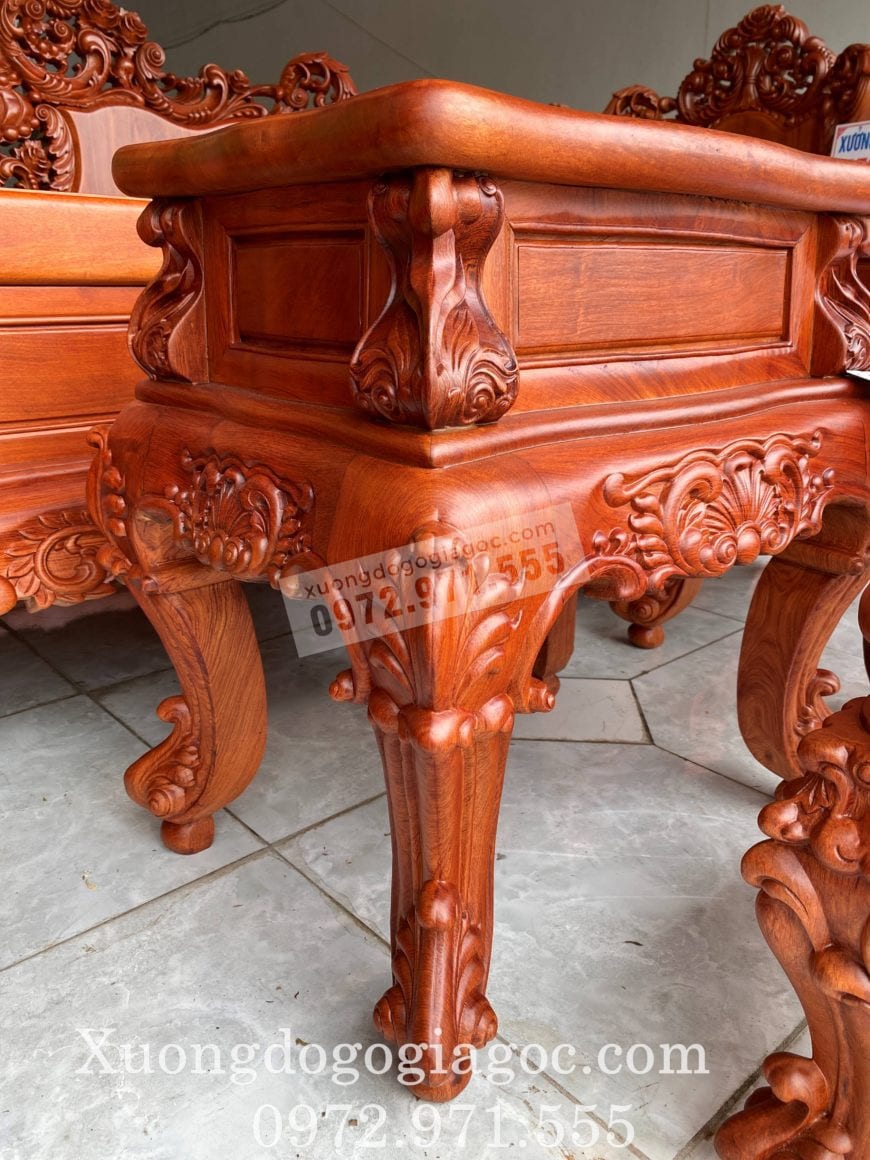 bàn ghế hoàng gia nguyên khối