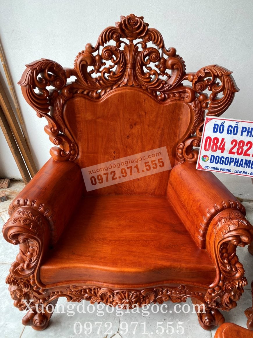 bàn ghế hoàng gia nguyên khối