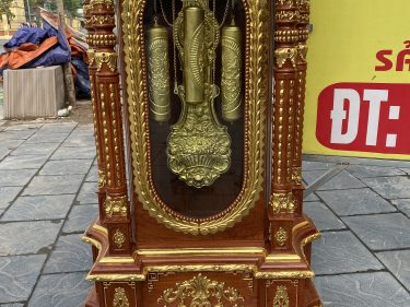 Đồng hồ tứ trụ dát vàng