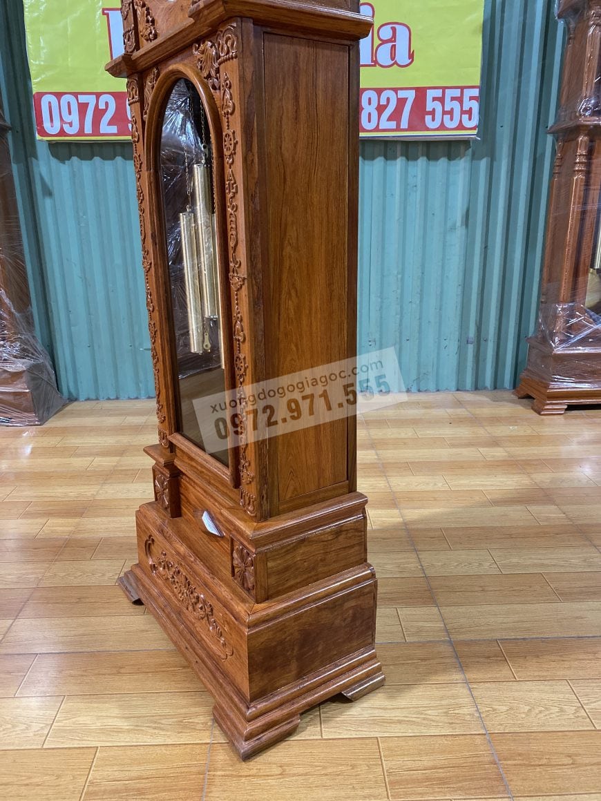 đồng hồ cây gỗ hương