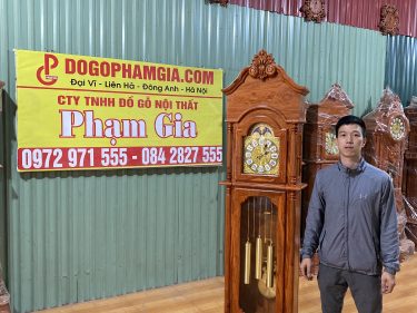 Đồng hồ cây gỗ hương