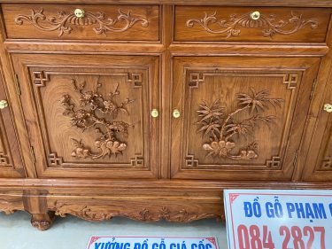 tủ rượu gỗ hương
