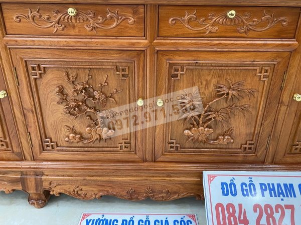 tủ rượu gỗ hương