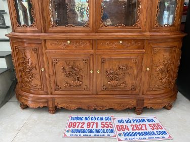 Tủ rượu gỗ hương