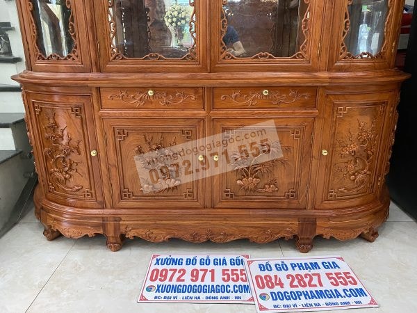 Tủ rượu gỗ hương