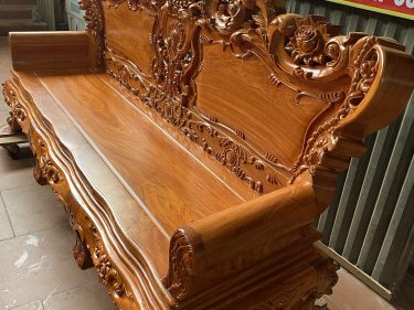 Bàn ghế hoàng gia louis Gỗ hương