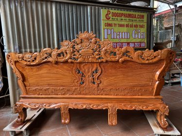 Bàn ghế hoàng gia louis Gỗ hương