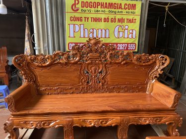 Bàn ghế hoàng gia louis Gỗ hương