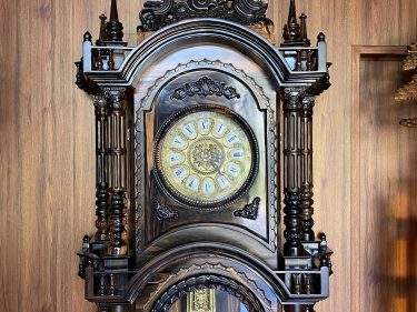 Đồng Hồ Cây Gỗ Mun hoa lào