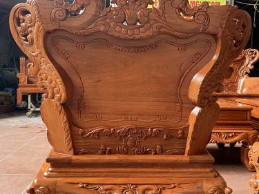 Bàn ghế hoàng gia louis Gỗ hương