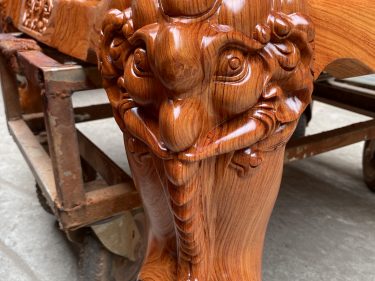 bàn ghế quốc voi gỗ hương