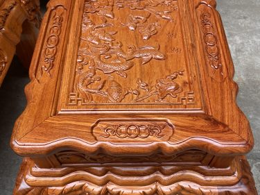 bàn ghế quốc voi gỗ hương