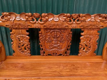 bàn ghế quốc voi gỗ hương