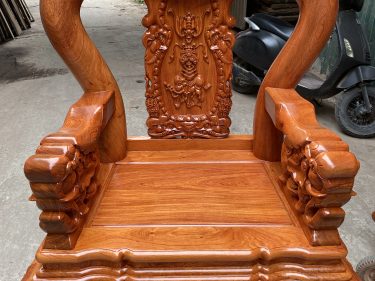 bàn ghế quốc voi gỗ hương