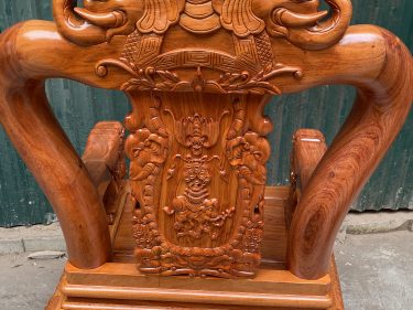 bàn ghế quốc voi gỗ hương