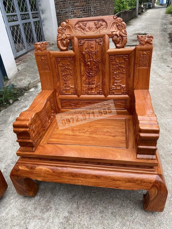 bàn ghế Âu á Gỗ Hương
