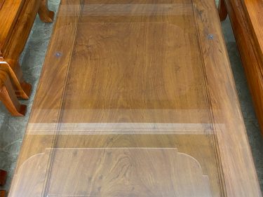 Bàn ghế sơn thủy chân 10 gỗ hương