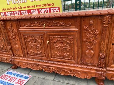 Kệ tivi hoàng gia gỗ hương