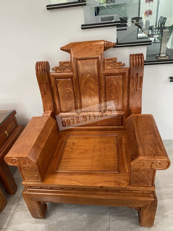 Bàn ghế âu á gỗ hương
