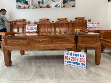 Bàn ghế âu á gỗ hương