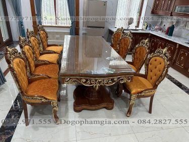 bàn ghế ăn hoàng gia