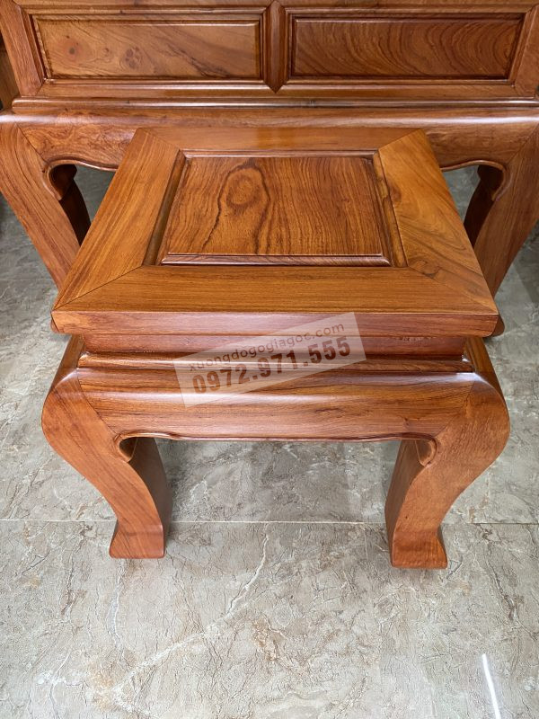 Bàn ghế phòng khách gỗ hương