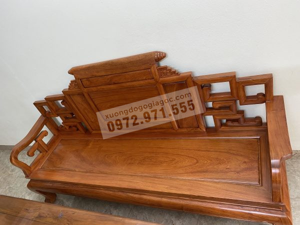 Bàn ghế phòng khách gỗ hương