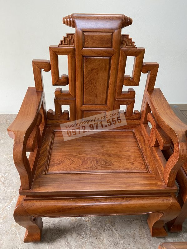 Bàn ghế phòng khách gỗ hương